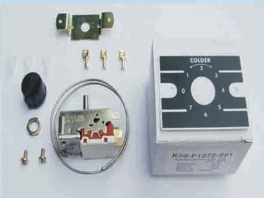 thermostat droit K50-P1272 de série de Ranco K de thermostats de congélateur de longueur d'élément de détection de 600mm