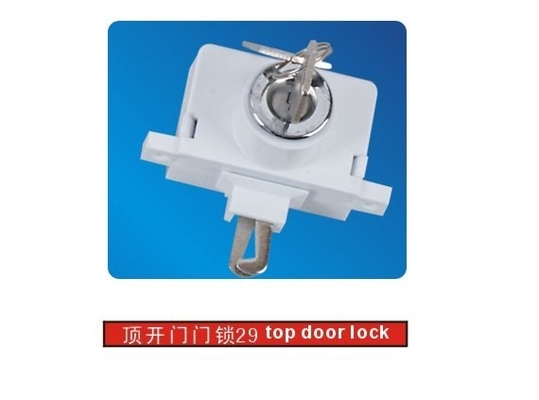 Haut de la page réfrigérateur plastique métal / porte de congélateur Lock Hardware avec deux clés