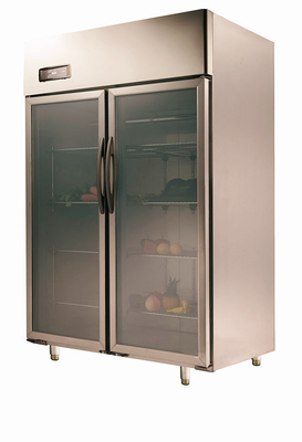 Réfrigérateur droit 1000L, -2℃~+10℃ d'affichage de congélateur de 2 portes
