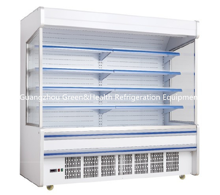 Réfrigérateur ouvert gris de Multideck de fruit/boissons réglable pour l'épicerie
