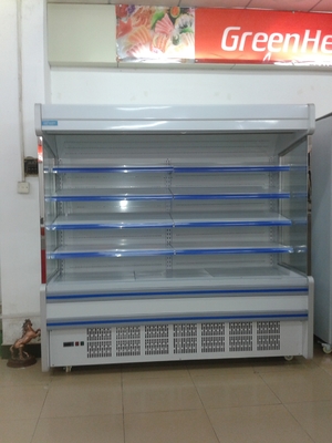 Le réfrigérateur ouvert de Multideck de boissons d'énergie, adaptent le réfrigérateur aux besoins du client d'affichage de Multideck