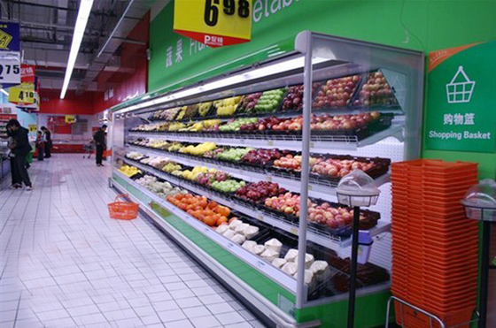 Réfrigérateur ouvert de Multi-bureau de supermarché/Portée-dans le refroidisseur 2℃ - 10℃ de boisson