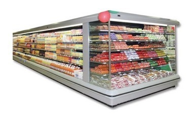 Réfrigérateur ouvert ouvert dynamique de Multideck de fan/vaporisateur pour le supermarché/endroit commercial