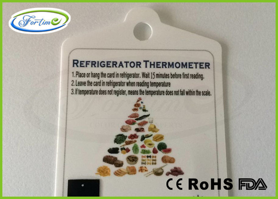 Bande sensible à la chaleur de thermomètre de réfrigérateur de cristal liquide de thermomètre de congélateur de réfrigérateur