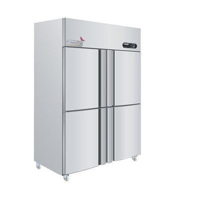 réfrigérateur quatre-portes de la porte 350W française, réfrigérateur droit et congélateur