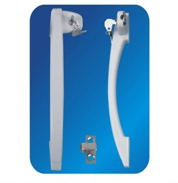 Poignée de porte blanc gris noir Arc ABS congélateur avec verrou 33 320 mm OEM