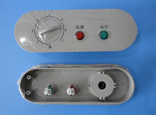 Panneau réglable Heater Thermostat d'ABS gris avec l'indicateur rouge et vert