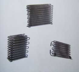 Tube d'acier recouvert de cuivre vent noir refroidissement condenseur du réfrigérateur