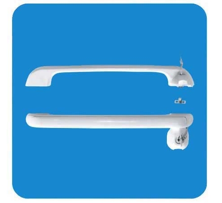 Tour de poignée de porte extérieure ABS congélateur Hardware avec verrouillage 340 mm