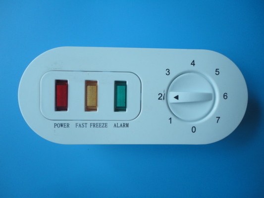 Panneau de Heater Thermostat White Thermostat Control de panneau de pièces de congélateur de réfrigérateur d'ABS