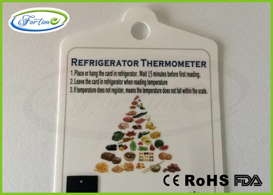 Thermomètre de congélateur de réfrigérateur d'affichage à cristaux liquides de coutume bande de thermomètre/réfrigérateur décoratifs d'ANIMAL FAMILIER