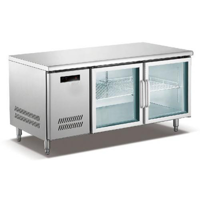 1.8m sous la surface plane libre de réfrigérateur de Frost de compteur avec le refroidissement à l'air de force