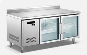 1.8m sous la surface plane libre de réfrigérateur de Frost de compteur avec le refroidissement à l'air de force