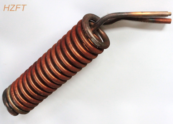 Le tube de cuivre de nickel de vaporisateur de condensateur de réfrigération love la taille d'aileron de 3.15mm