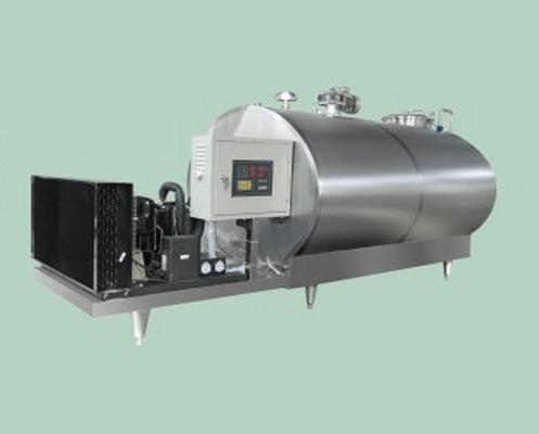 304 réservoirs horizontaux réfrigérés d'acier inoxydable pour le refroidisseur frais de refroidissement du lait et d'isolation de stockage