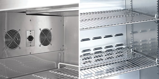1800 * 750 * 800mm Frost libèrent sous le contre- congélateur une couche