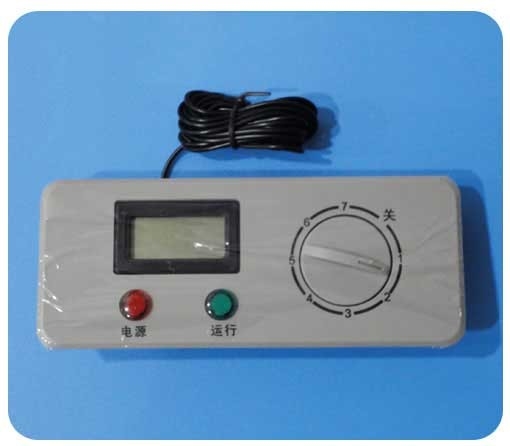 Panneau gris Heater Thermostat d'ABS de Digital avec l'indicateur rouge et vert de fil du commutateur LED