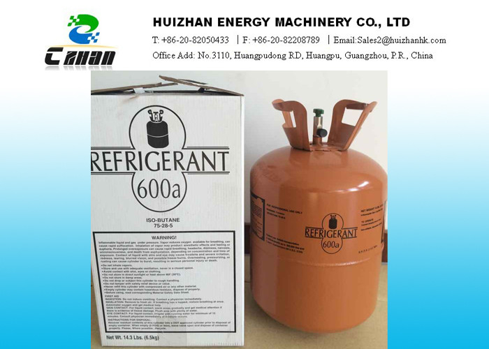 Remplacement fonctionnel naturel des réfrigérants R600a d'Isobutene de grande pureté pour R-12, R-22, R-134a