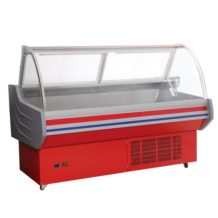 Refroidisseur d'affichage viande rouge/blanche, 0°C - l'épicerie 10°C montre le réfrigérateur pour le magasin