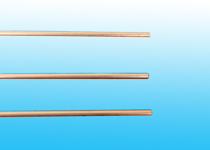 Les tubes enduits de cuivre de compresseur, double soudure de mur siffle 3,6 * 0,5 millimètres